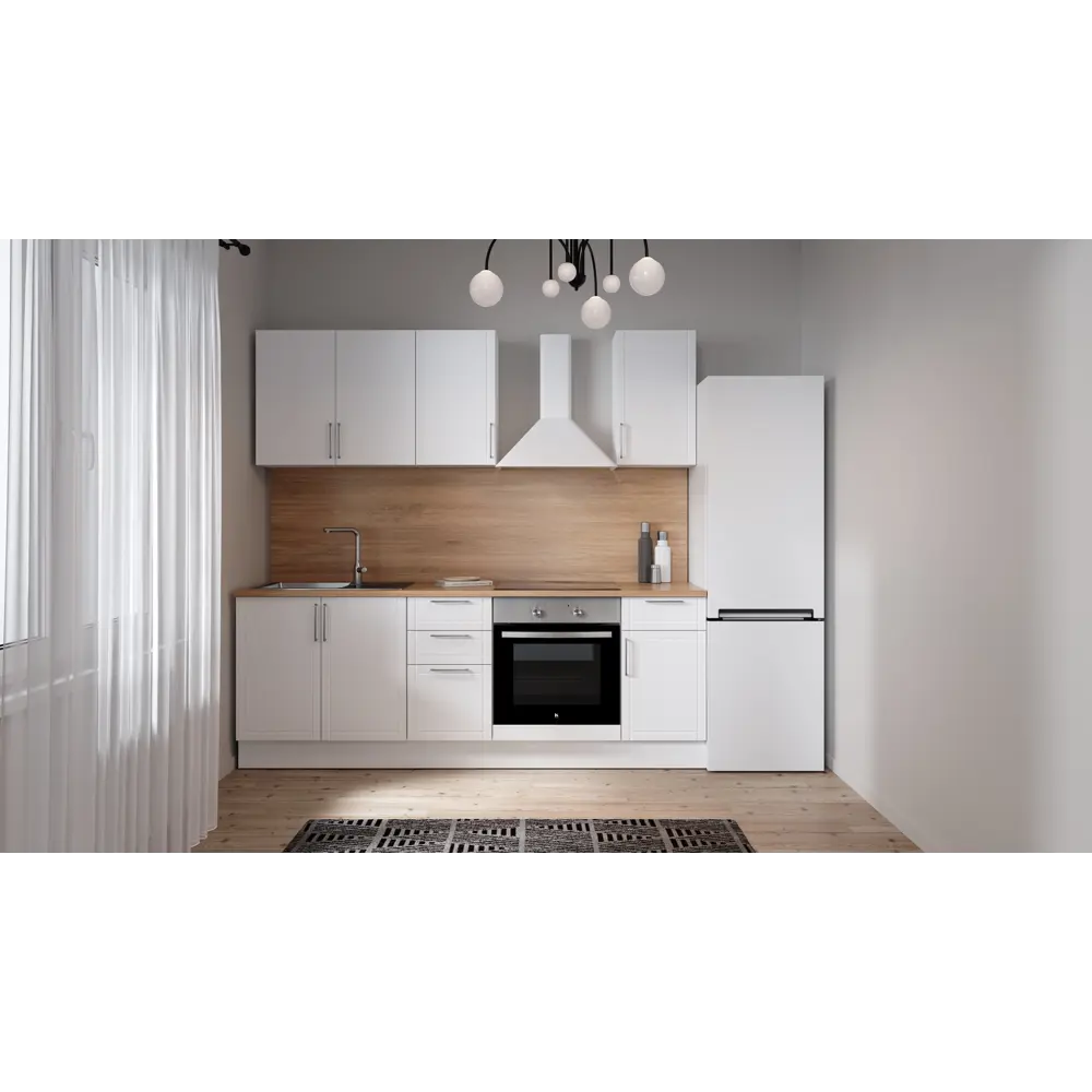 Навесной шкаф Агидель 50x33.8x29 см KONSENSA ЛДСП цвет белый STLM-2020203 - Вид №7