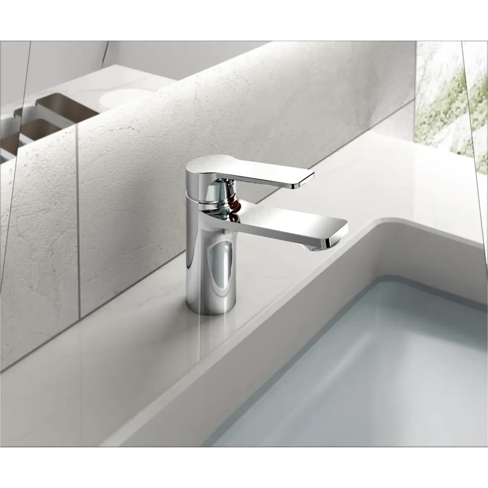 Смеситель для раковины Esko Kito однорычажный цвет хром STLM-2023736 - Вид №4