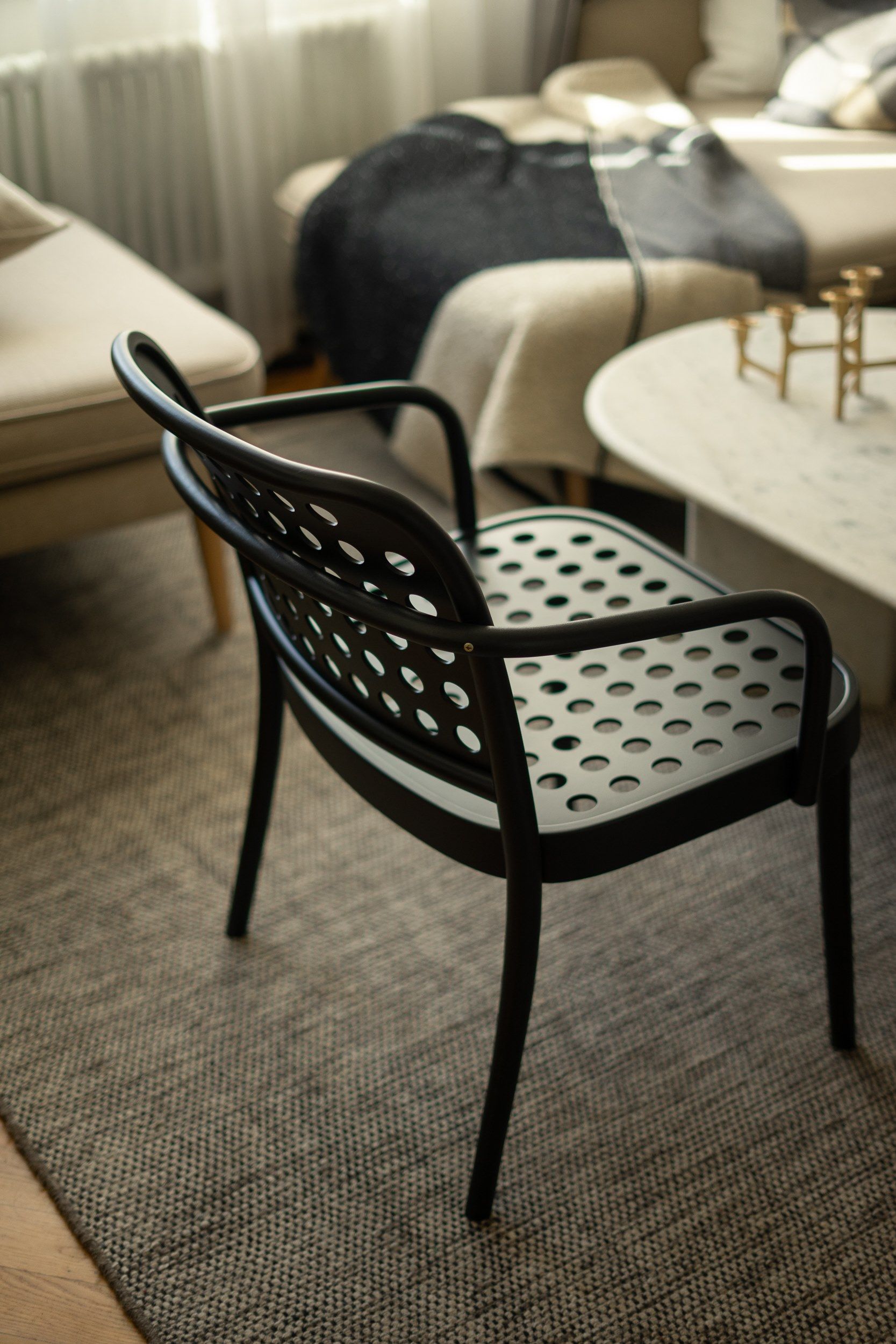 Деревянный стул с подлокотниками TON 822 ARCH-00028695 - Вид №4