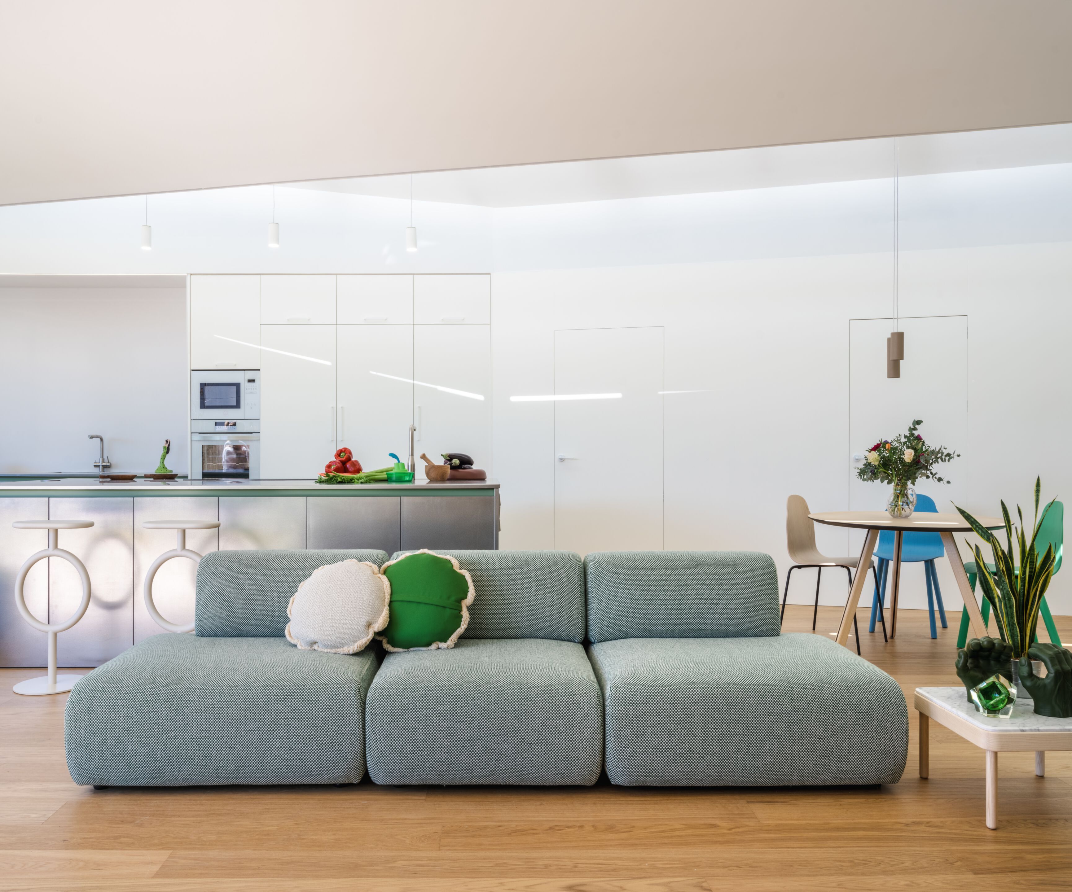 3-местный хлопковый модульный диван SANCAL ARCH-00058771 - Вид №4