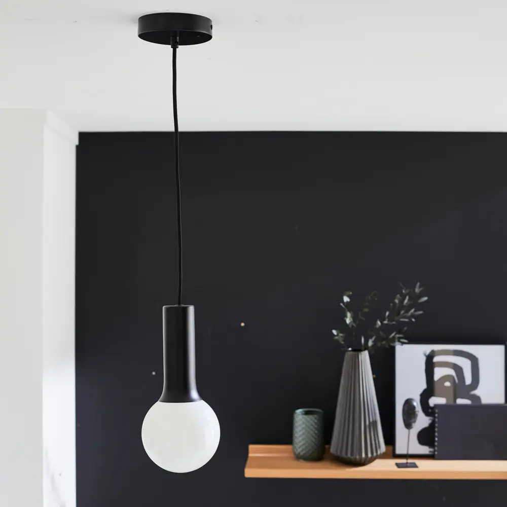 Подвесной светильник INSPIRE Hoki — элегантное черное освещение для уютного интерьера 82549823 STLM-0029595 - Вид №6