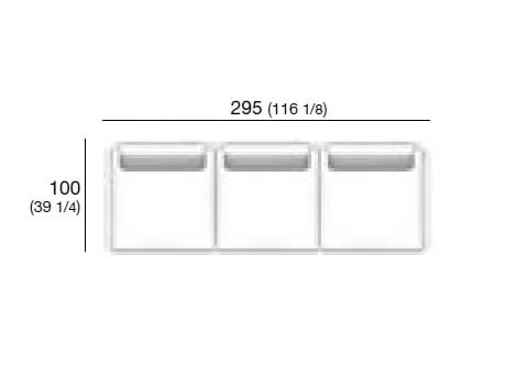 3-местный садовый диван Batyline® RODA ARCH-00048792 - Вид №9