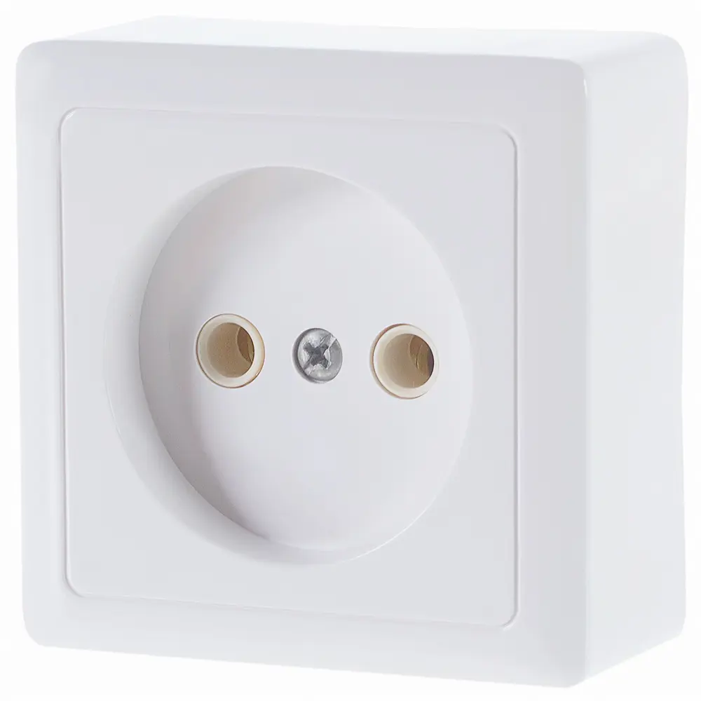 Розетка Schneider Electric Хит без заземления цвет белый STLM-2001428 - Вид №1
