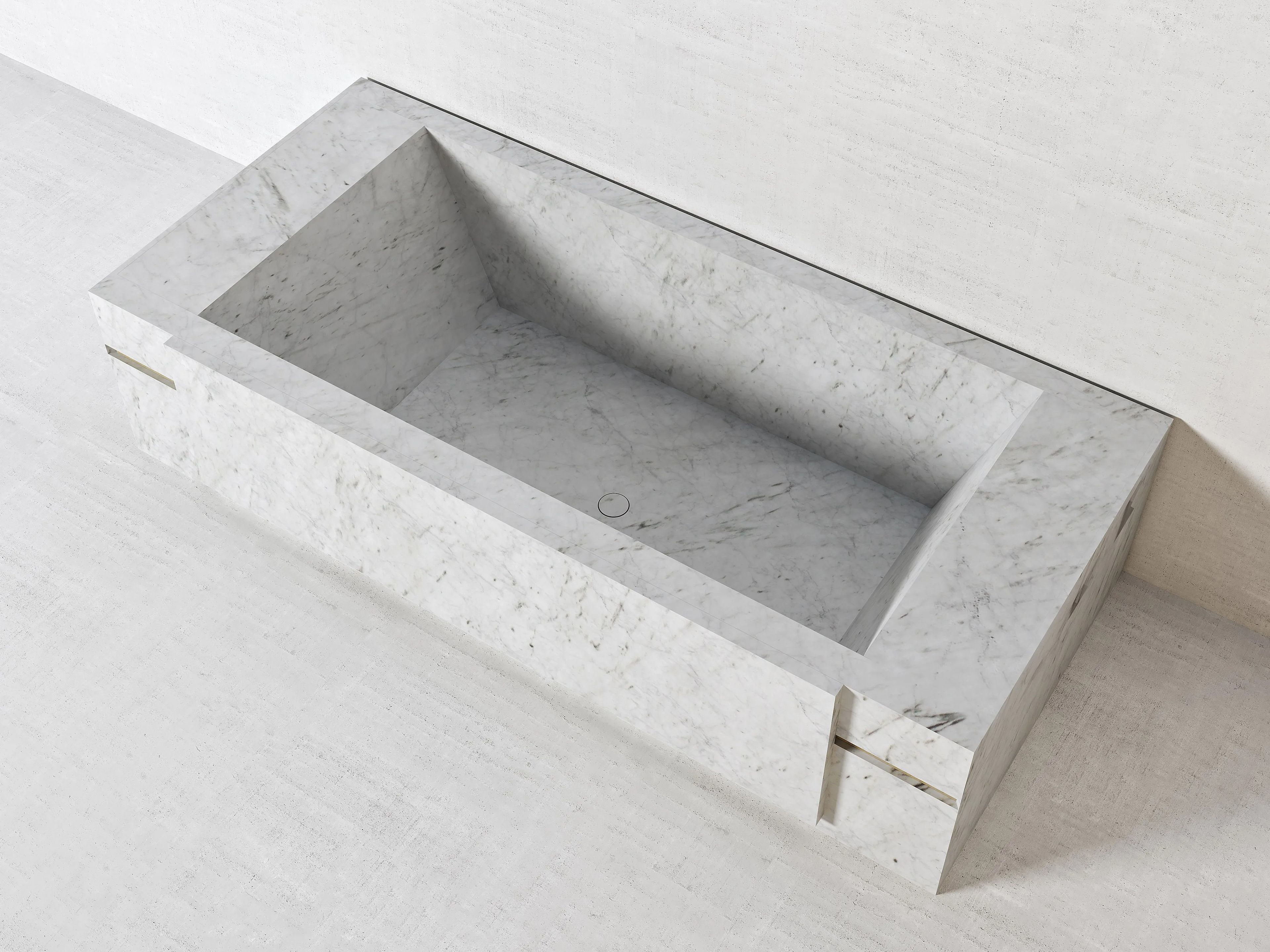 Прямоугольная ванна из натурального камня Davani Parallel ARCH-00009975