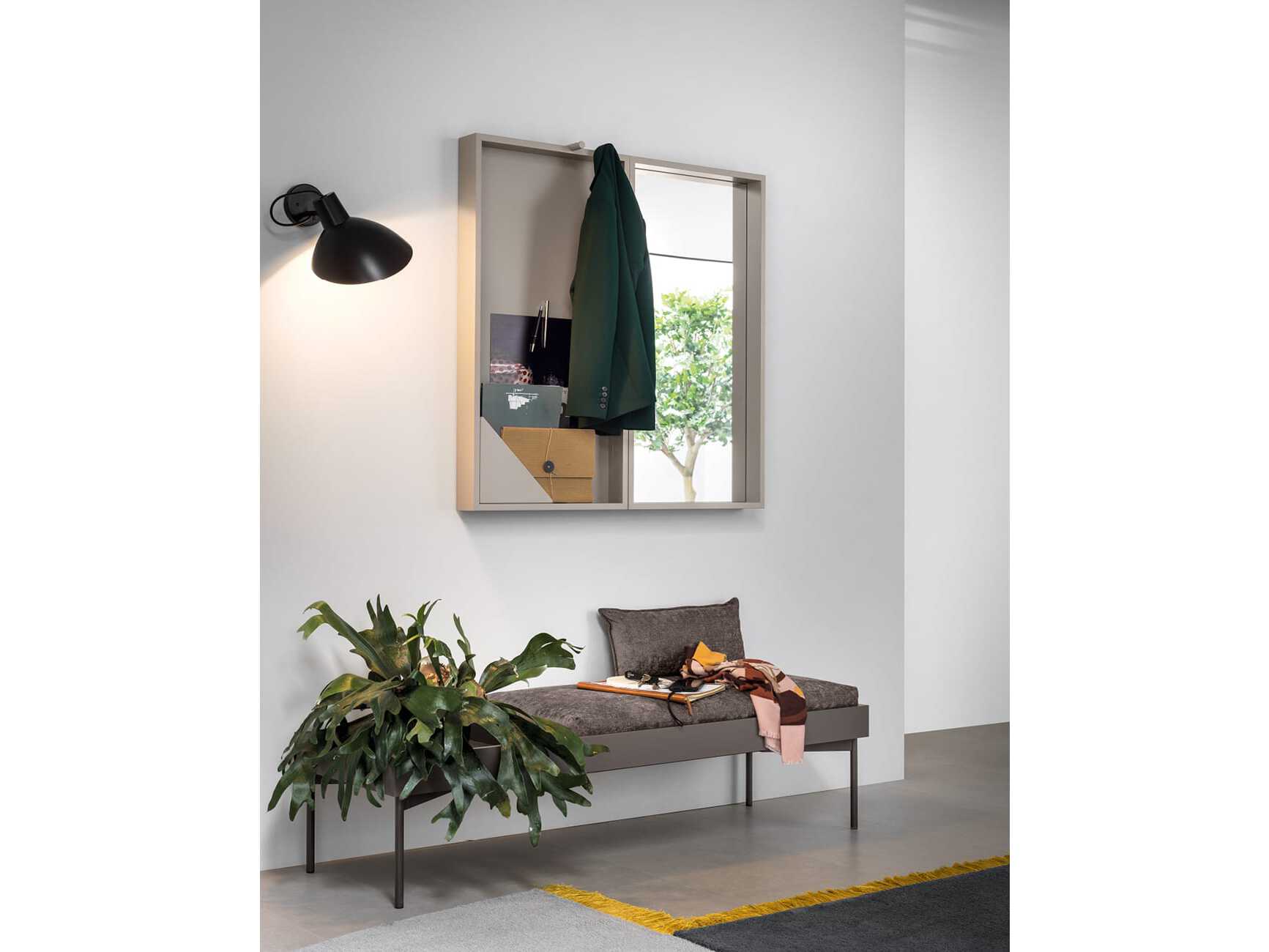 Навесной шкаф с зеркальным дном Novamobili ARCH-00114611