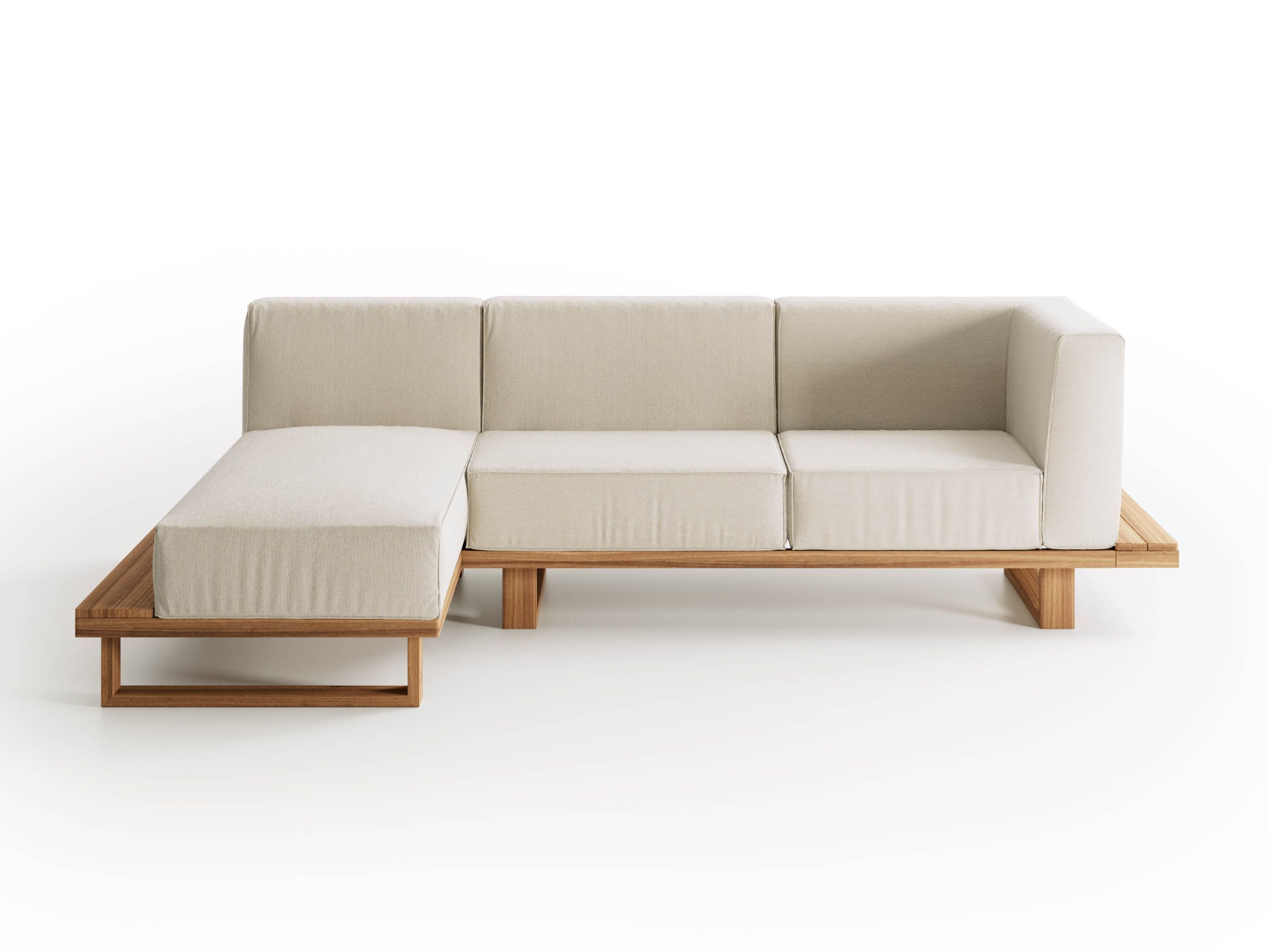 3-местный полуостров технический тканевый садовый диван Atmosphera 9.Zero ARCH-00121381 - Вид №5