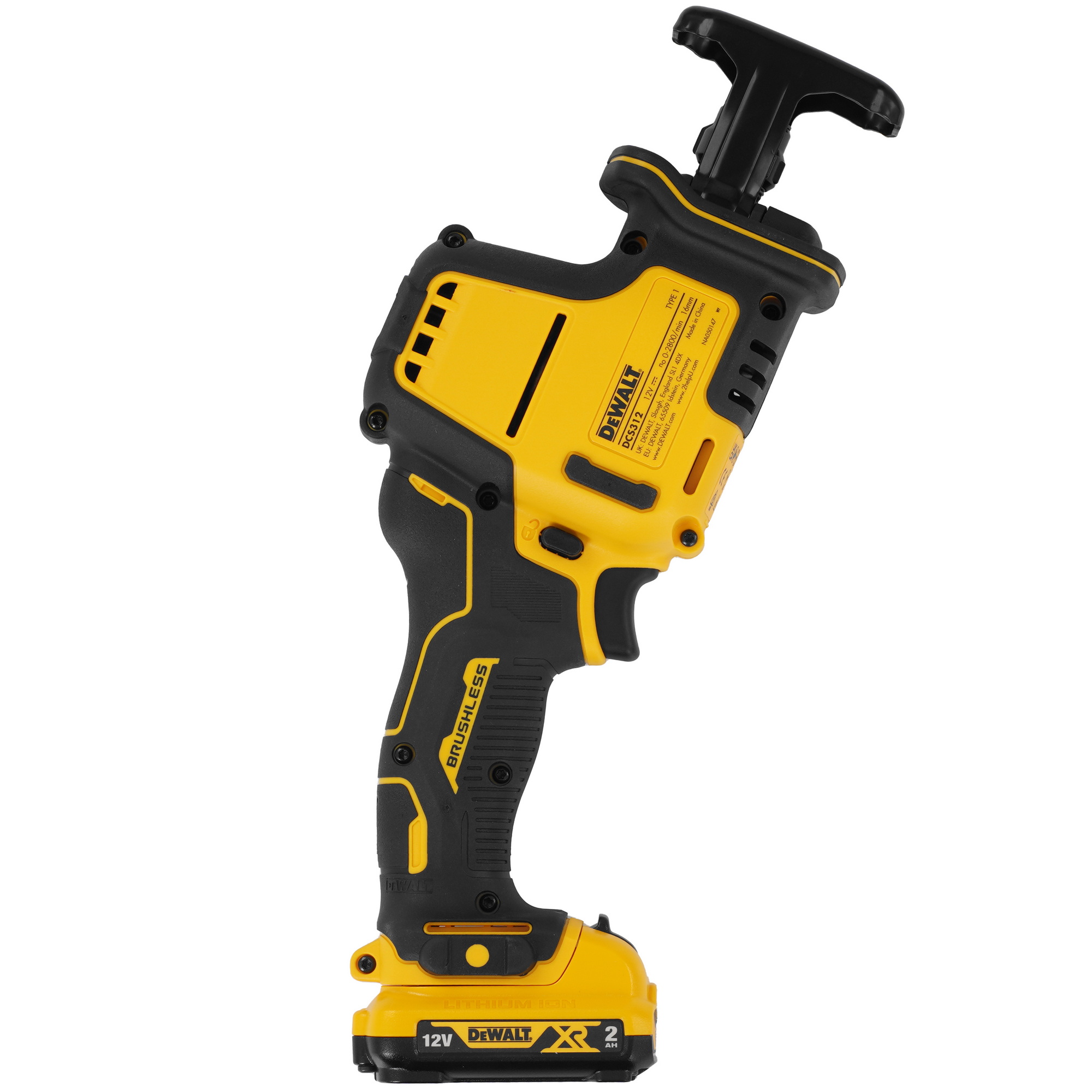 Сабельная пила DeWalt DCS312D2 XR 10.8/12V  , Без ЗУ, Без АКБ 5437851 STDN-0097073 - Вид №2