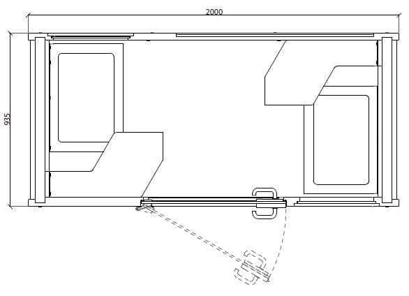 Акустическая офисная кабина со встроенным освещением IMPACT ACOUSTIC® CHATPOD 350 ARCH-00060495 - Вид №4