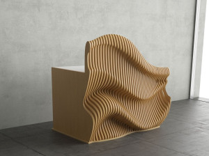 Стойка регистрации из фанеры