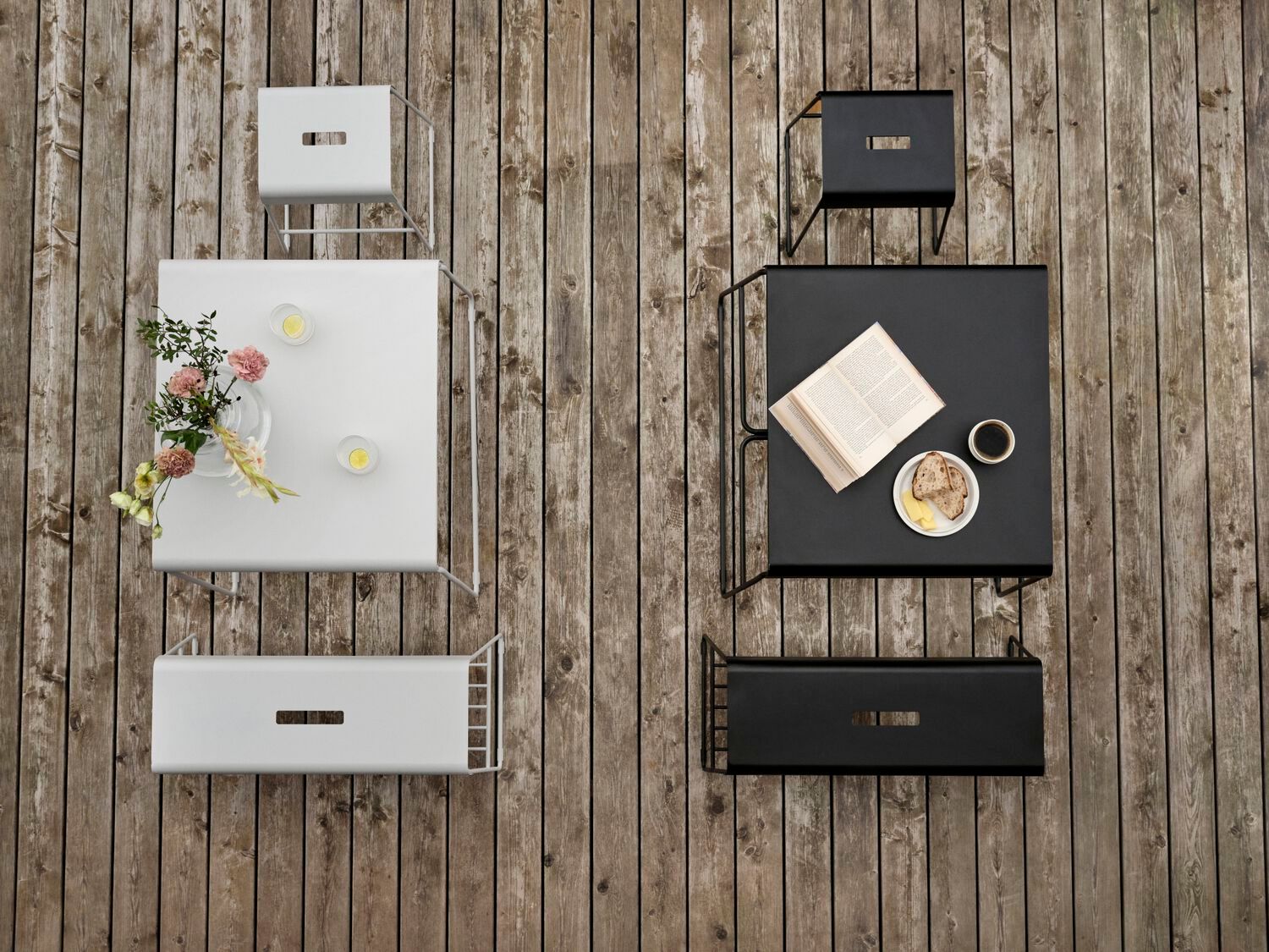 Прямоугольный стальной стол с порошковым покрытием ZONE DENMARK A-Collection ARCH-00101673 - Вид №3