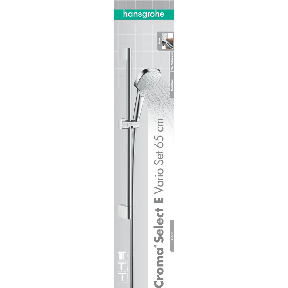 Душевая стойка Hansgrohe Croma Select E Vario 65 см 3 режима Без серии STLM-2074017 - Вид №4