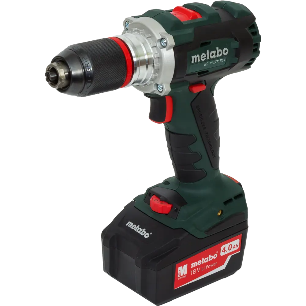 Дрель-шуруповерт бесщеточная Metabo BS18LTXBLI, 18 В Li-ion 2х4 Ач STLM-2127985