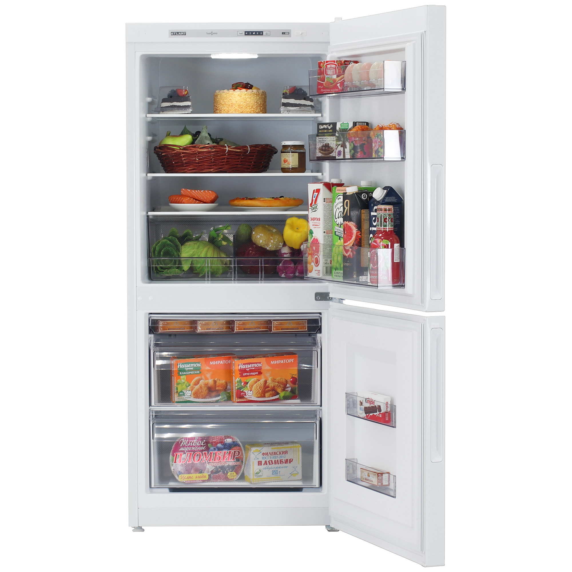 5489932 Холодильник с морозильником   ATLANT ХМ-4608-101 белый STDN-0014263 - Вид №5