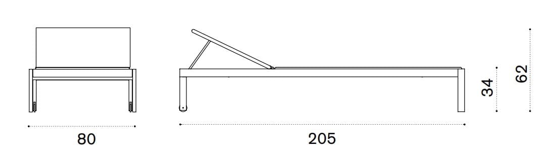 Шезлонг с откидывающейся спинкой в Ethimo EtWick® открытый ARCH-00069378 - Вид №3