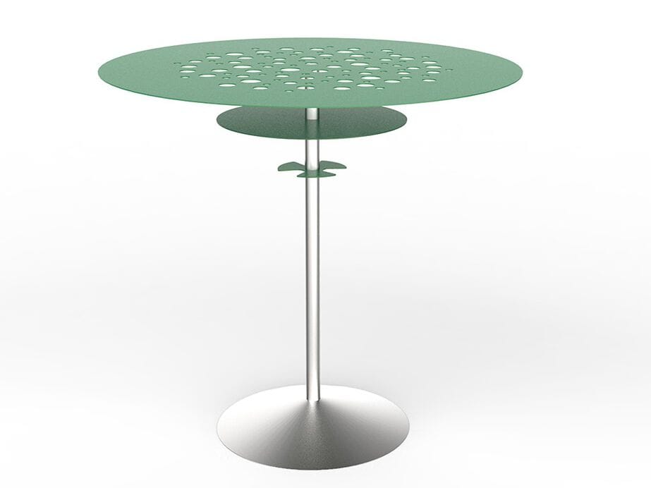 Высокий круглый стол для общественных мест из листового металла CITYSì Levante ARCH-00137704
