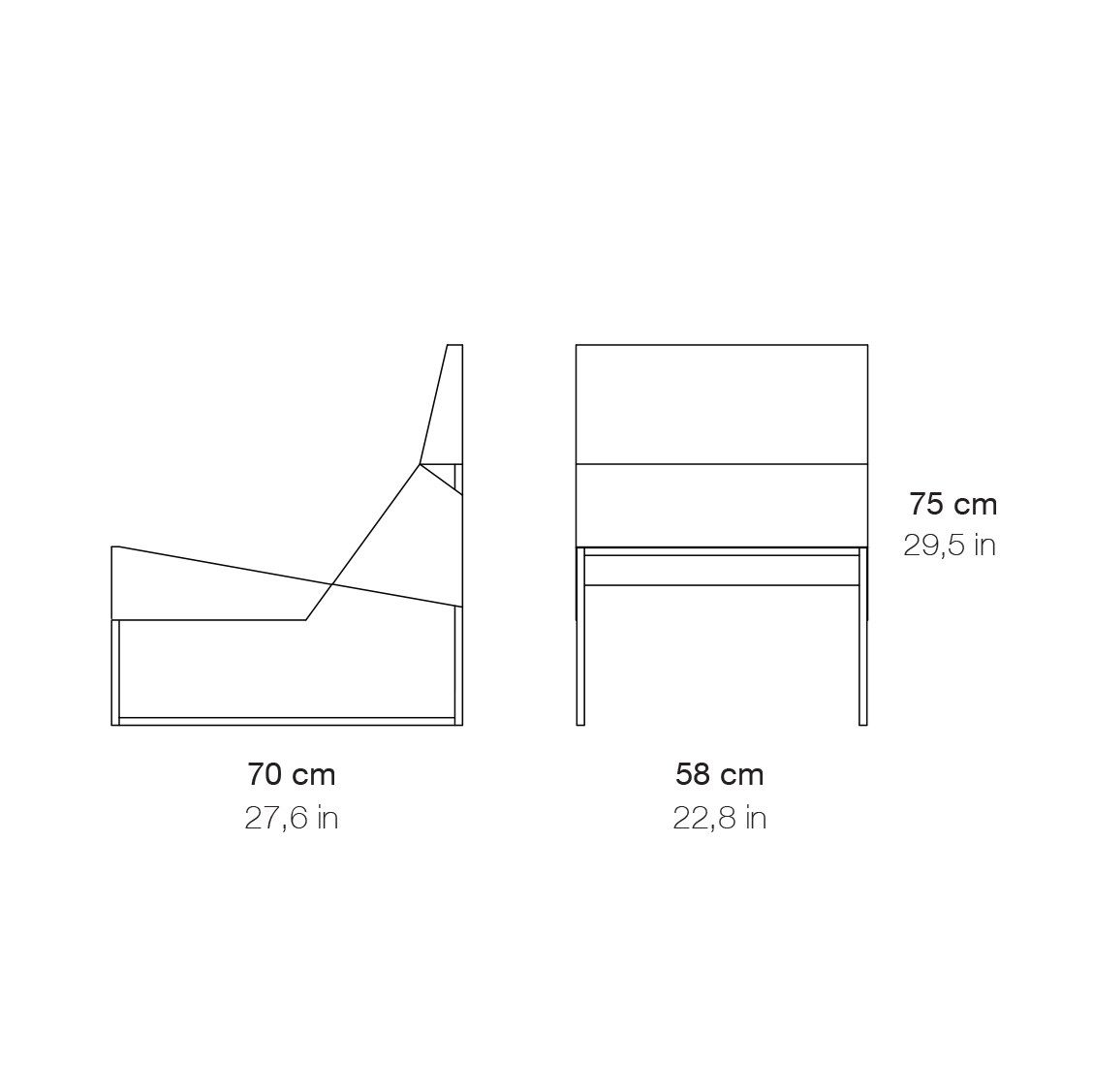 Стул из нержавеющей стали Branca Lisboa PAPER LOUNGE CHAIR ARCH-00113207 - Вид №7