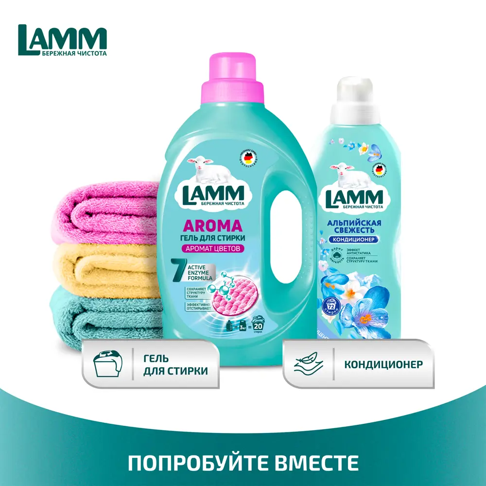 Гель для стирки цветного белья Lamm Aroma 1.3 л STLM-2124291 - Вид №7