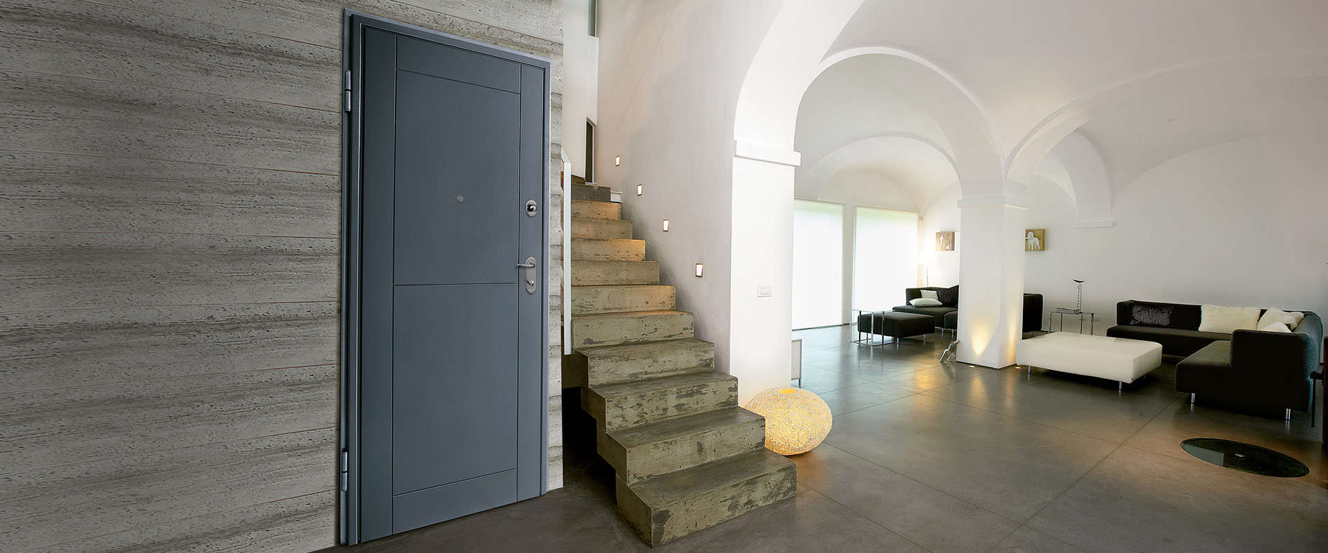 Бронированная входная дверь со скрытыми петлями DIERRE Minimal ARCH-00047981 - Вид №6