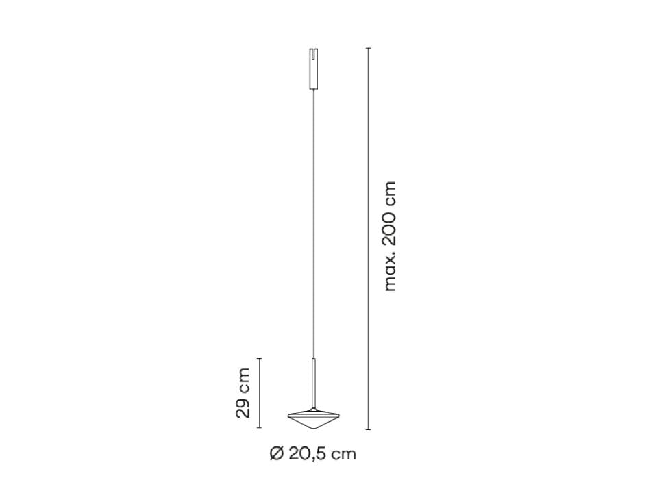 Стеклянный светодиодный подвесной светильник Vibia Bind ARCH-00099019 - Вид №4
