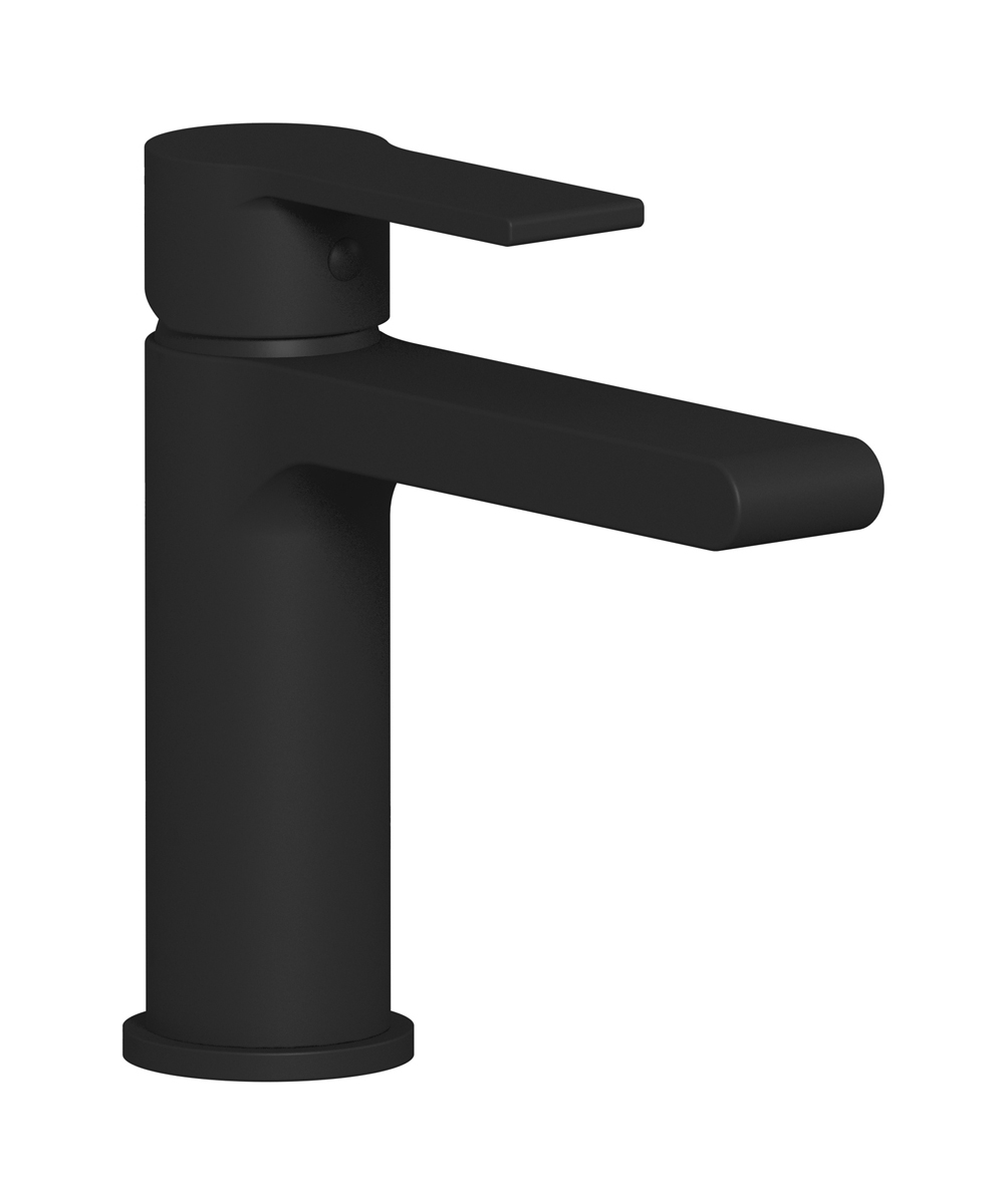 Смеситель для раковины на 1 отверстие в комплекте с донным клапаном WE ARE IB wn314np Matt Black Whynot