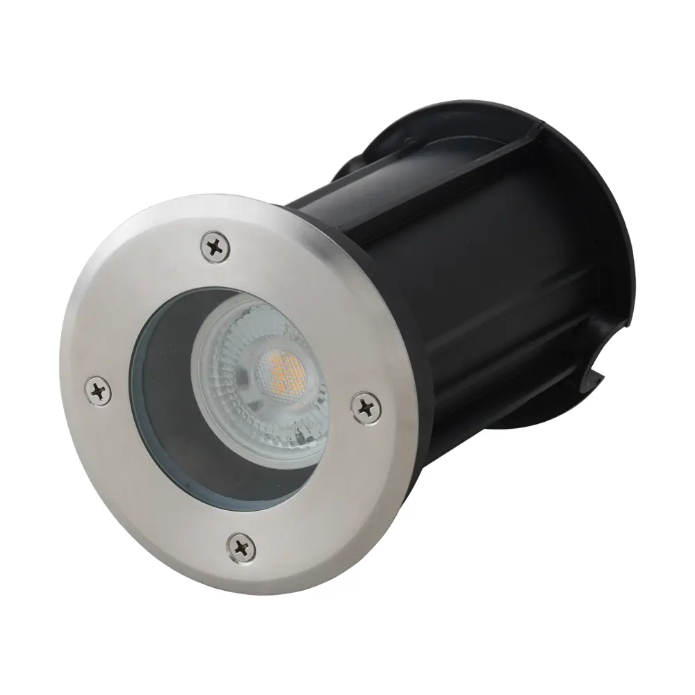 Светильник грунтовой круглый IP67 цвет хром APEYRON STLM-2151438 - Вид №1