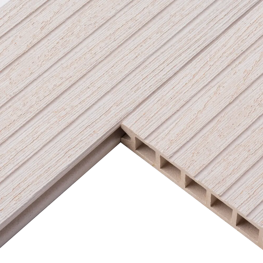 Террасная доска ДПК MultiDeck цвет Белый 3000x150x27 мм. Вельвет 0.45 м² МУЛЬТИДЕК STLM-2177703 - Вид №9