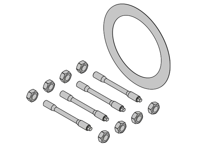 Монтажный комплект для фитинга FIREBAG® фланцевая версия TECO ARCH-00004775