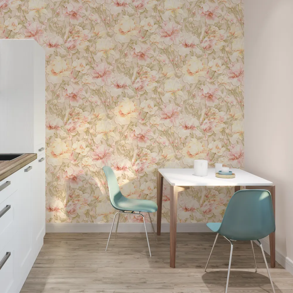 Обои флизелиновые Палитра Alida оранжево-розовые 1.06 м PL71174-22 STLM-2103212 - Вид №3