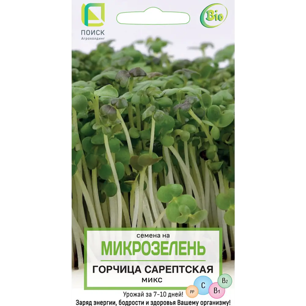 ПОИСК Микрозелень Горчица Сарептская - свежие ростки с пикантным вкусом 82984173 STLM-0038496