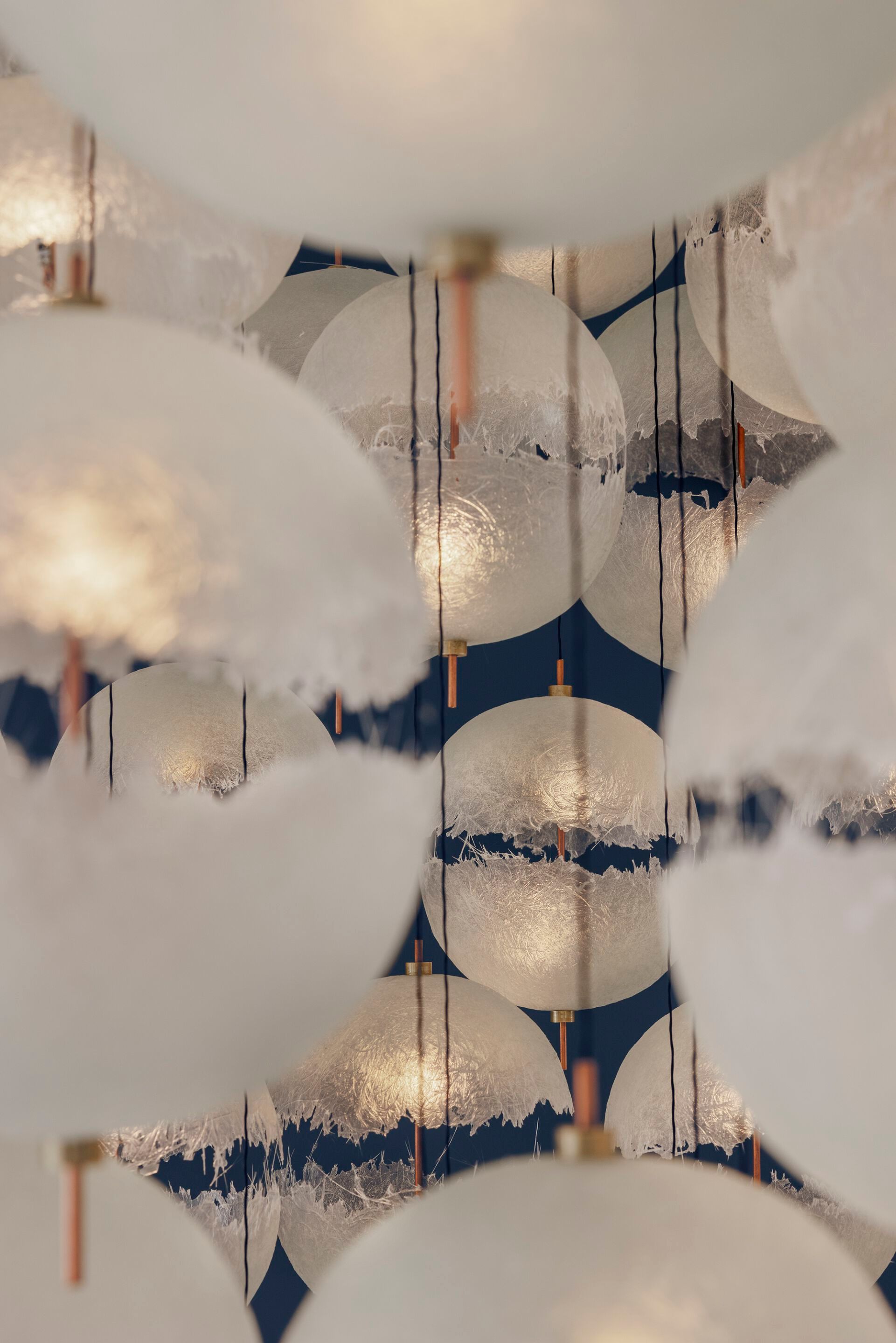 Светодиодная подвесная лампа из стекловолокна Catellani & Smith PostKrisi ARCH-00130114 - Вид №6