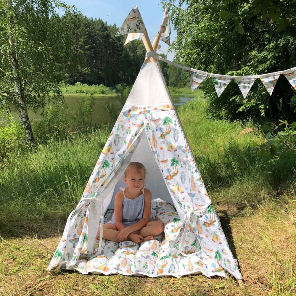 Гирлянда из 8 флажков Native Party VAMVIGVAM NATIVE PARTY 282180 Белый Santreyd  - Вид №4