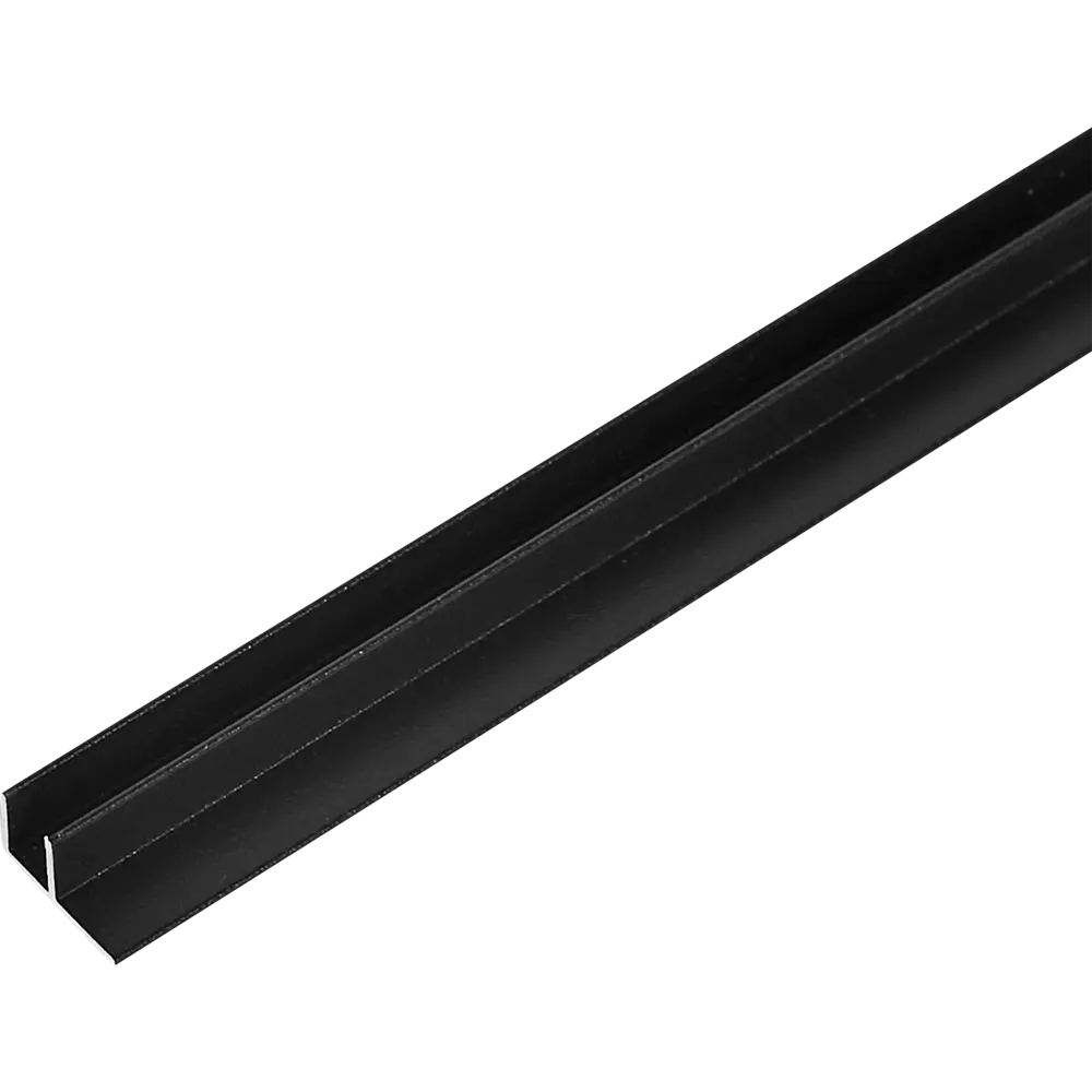 Планка угловая F-образная 60x1.3 см для стеновой панели 4 мм цвет черный Santreyd STLM-2010328