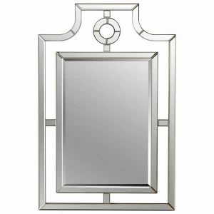 Зеркало венецианское 117х76 см серебряное Colombo ART-ZERKALO ДИЗАЙНЕРСКИЕ 00-3884058 Зеркальный;серебро