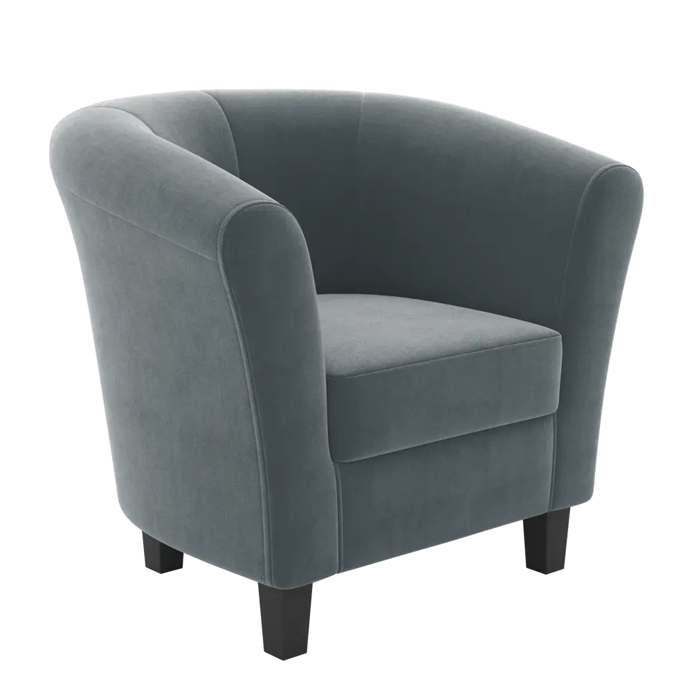 Кресло полиэстер Seasons Марсель CAMARO32 серое 85x73x77 см STLM-2033348