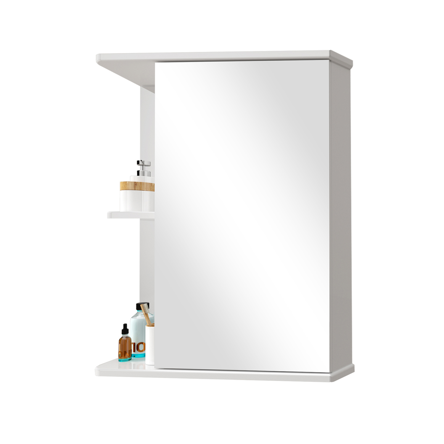 90230171 Зеркальный шкафчик для ванной комнаты 55 Универсальный STLM-0141031 SANSTAR