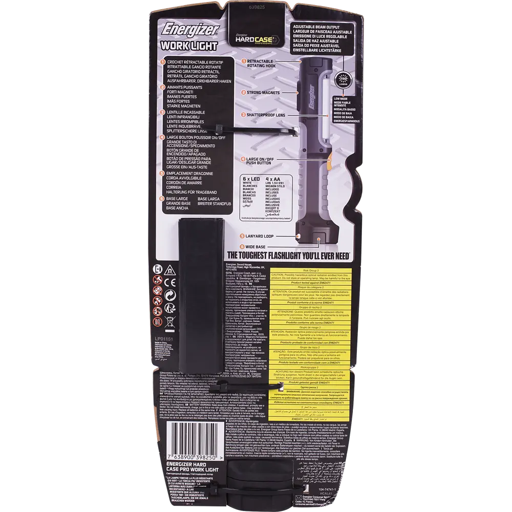 Фонарь LED Energizer HardCase Pro Work Light, элементы питания 4xAA STLM-2211376 - Вид №5