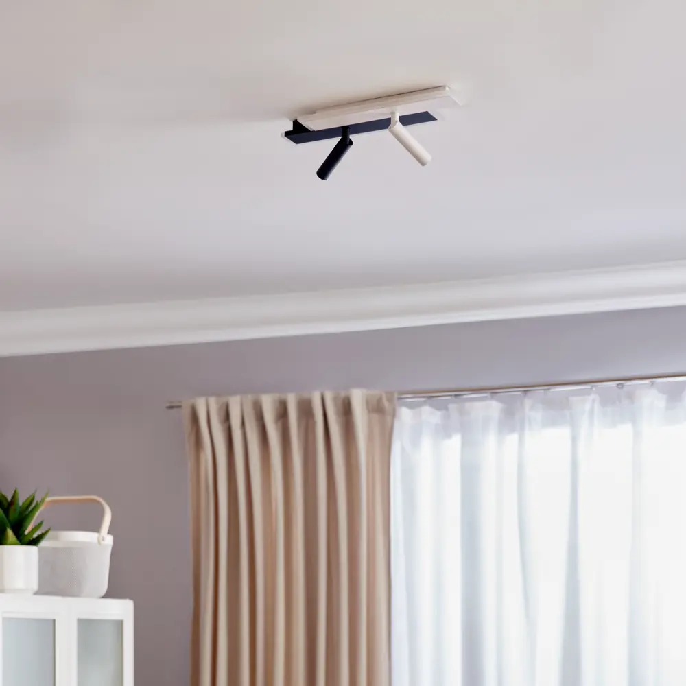 Светильник потолочный 20047SMA/01 цвет бело-черный Escada STLM-2020130 - Вид №10