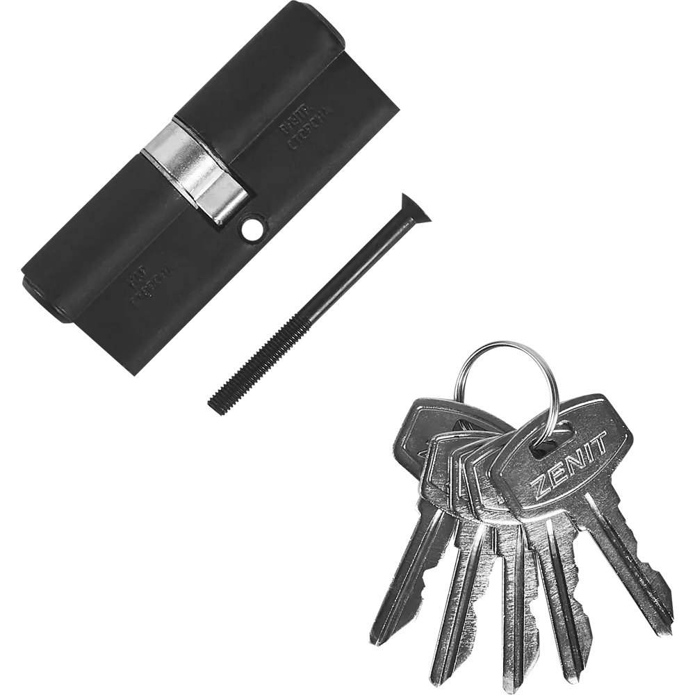 ЗЕНИТ Цилиндр дверной МЦ1-5-80 с защитой от выбивания 85302646 STLM-0900955 - Вид №1