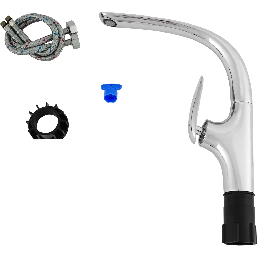 Смеситель для раковины Culto loft однорычажный высокий, цвет хромированная латунь STLM-2159759 - Вид №2