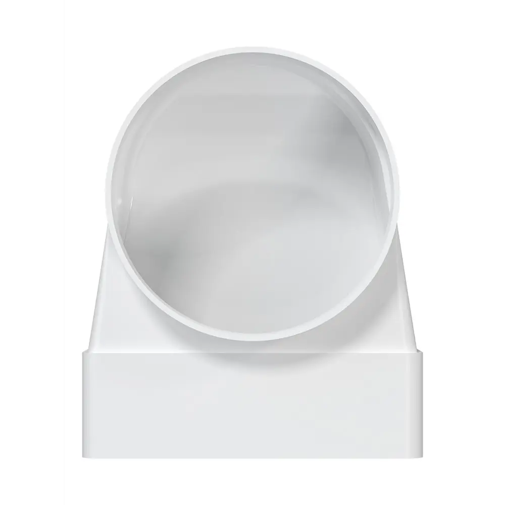 Переходник вентиляционный для плоских воздуховодов Fonet D125 мм 60x204 мм пластик STLM-2078648 - Вид №3