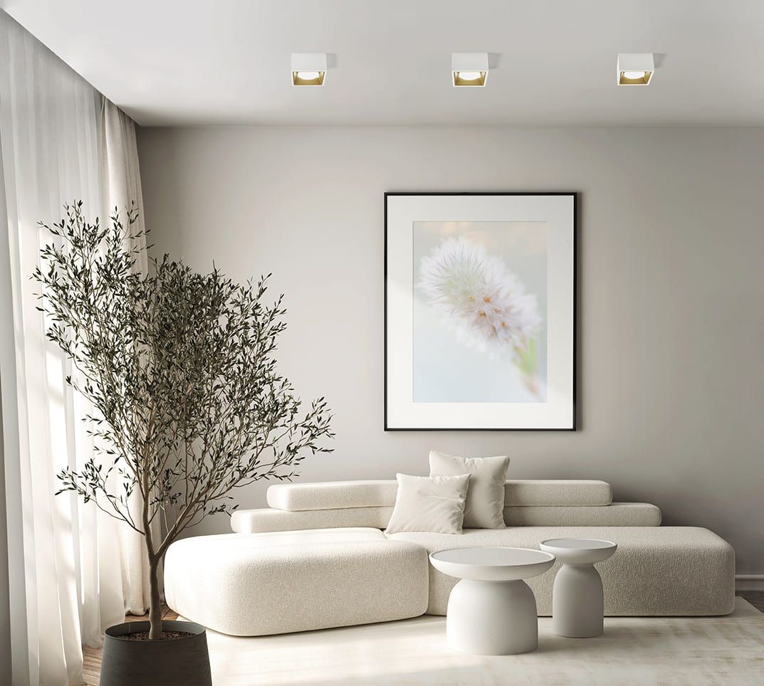 Гипсовый потолочный светильник Tecnico NASSO QUADRATA ARCH-00131101 - Вид №5