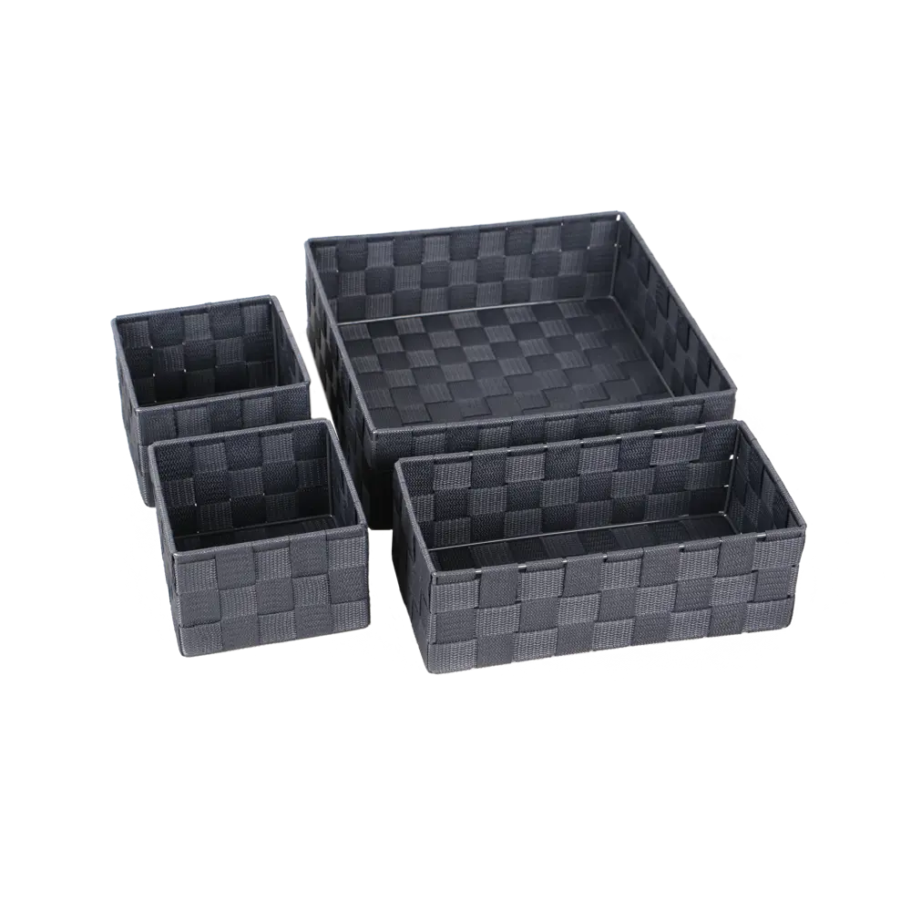 Корзинка квадратная Sensea Silk 28x9x28 см 4 шт Без серии STLM-2036197 - Вид №1