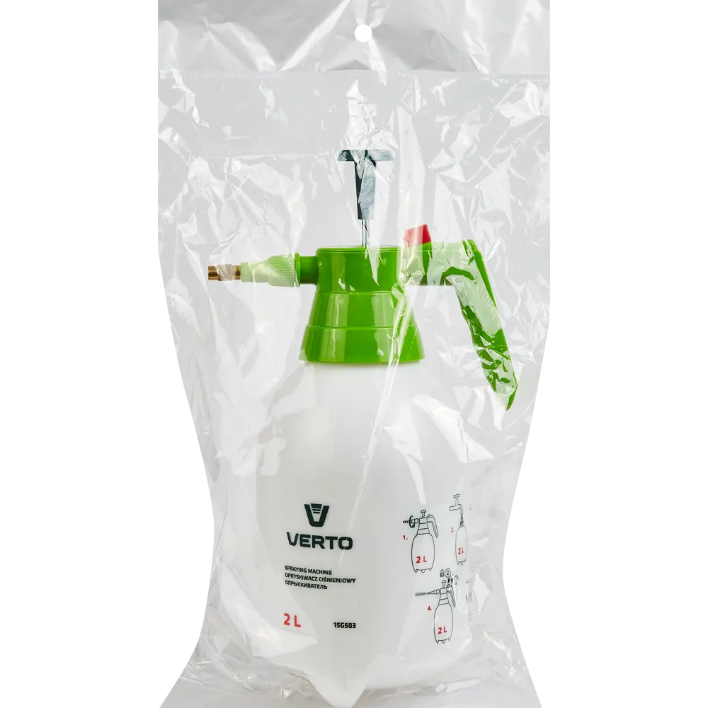 Опрыскиватель помповый Verto 2 л Santreyd STLM-2012226 - Вид №2