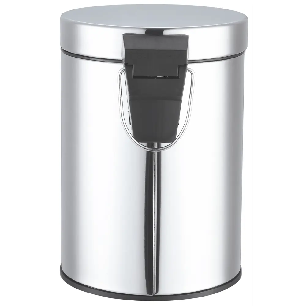 Контейнер для мусора для ванной KONSENSA Терни 3 л нержавеющая сталь цвет хром STLM-2024950 - Вид №2
