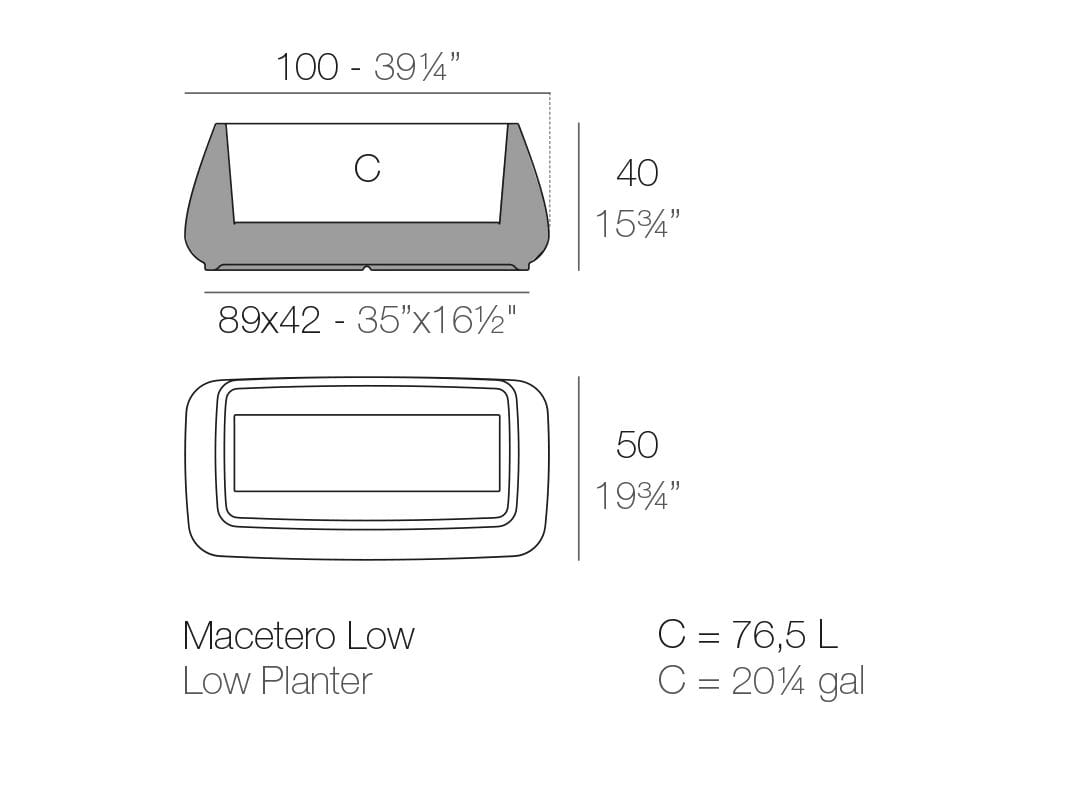 Сеялка из полиэтилена Vondom Noma ARCH-00102586 - Вид №7