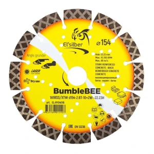 Диск алмазный по бетону Elsilber BumbleBEE 1A1RSS сегментный 150x22.23x2.6 мм