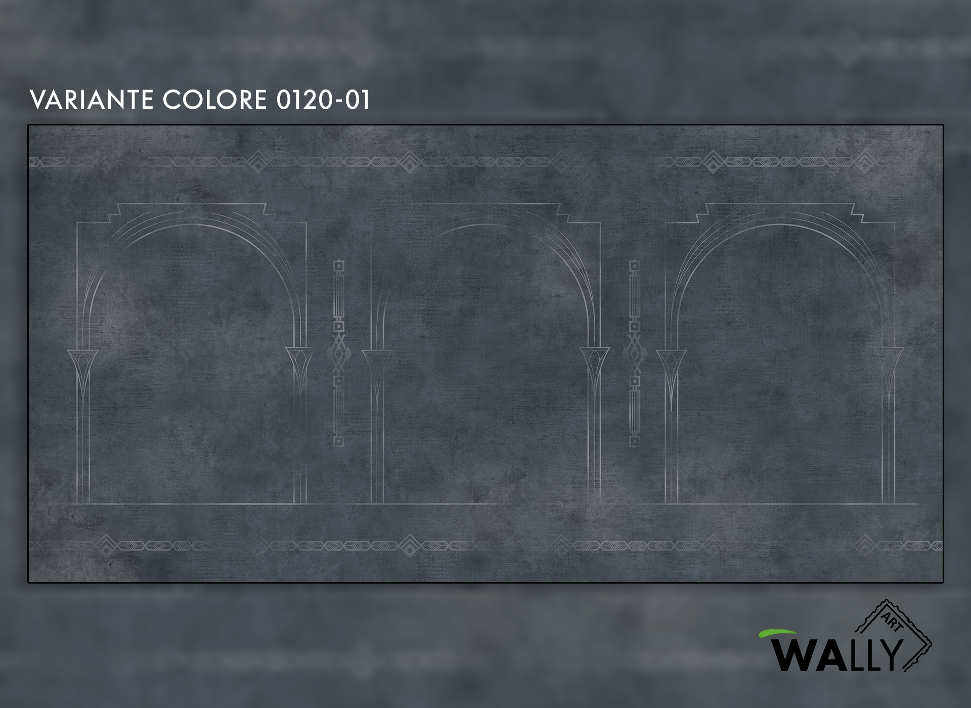 Моющиеся огнестойкие обои trompe l'oeil из нетканого материала WALLYART коллекция ARCH-00072458 - Вид №1