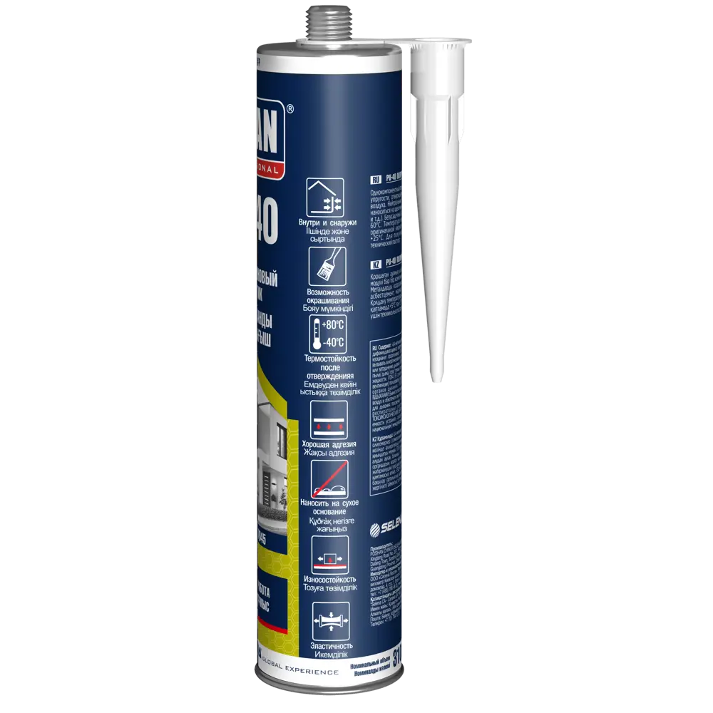 Герметик полиуретановый Tytan PU 40 серый 310 мл STLM-2013893 - Вид №3