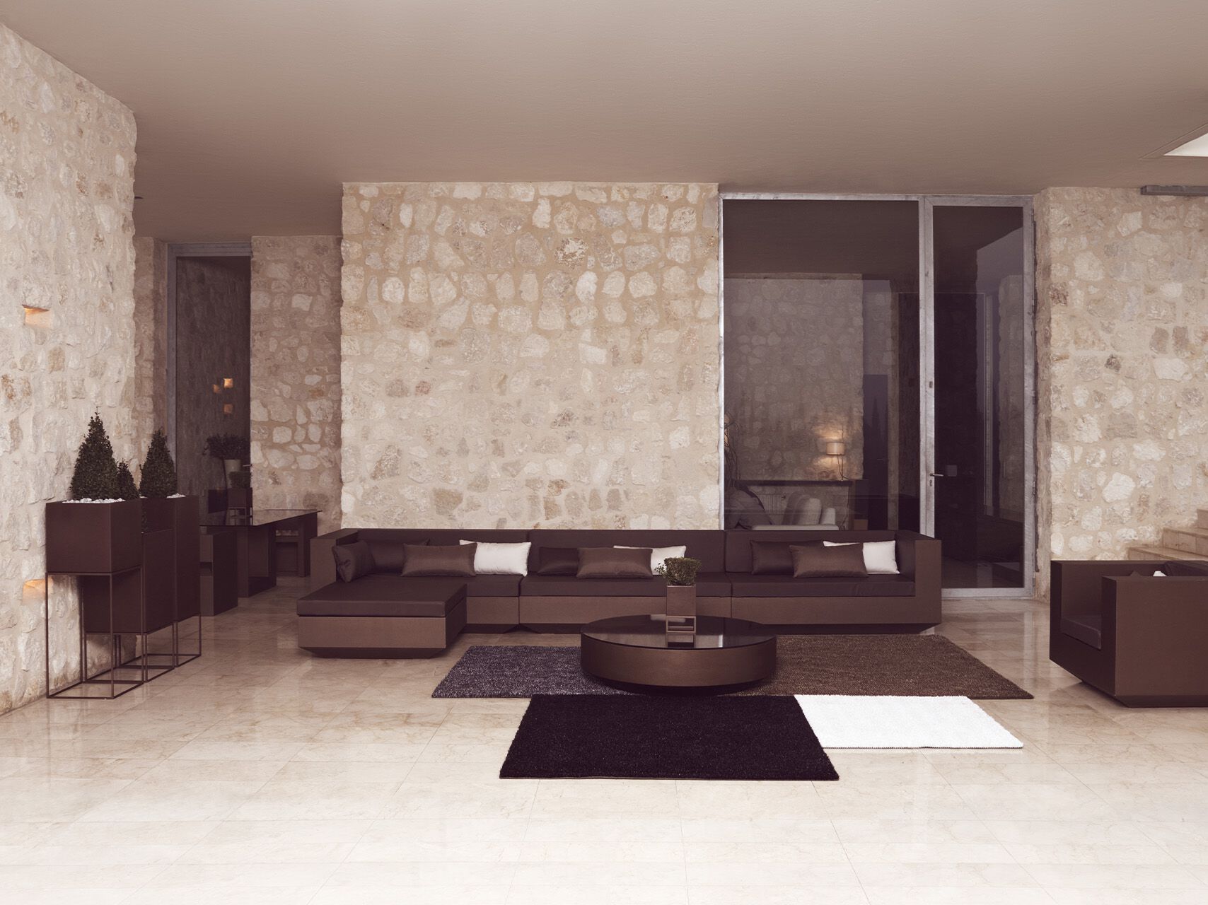 Секционный диван из полиэтилена Vondom ARCH-00021390