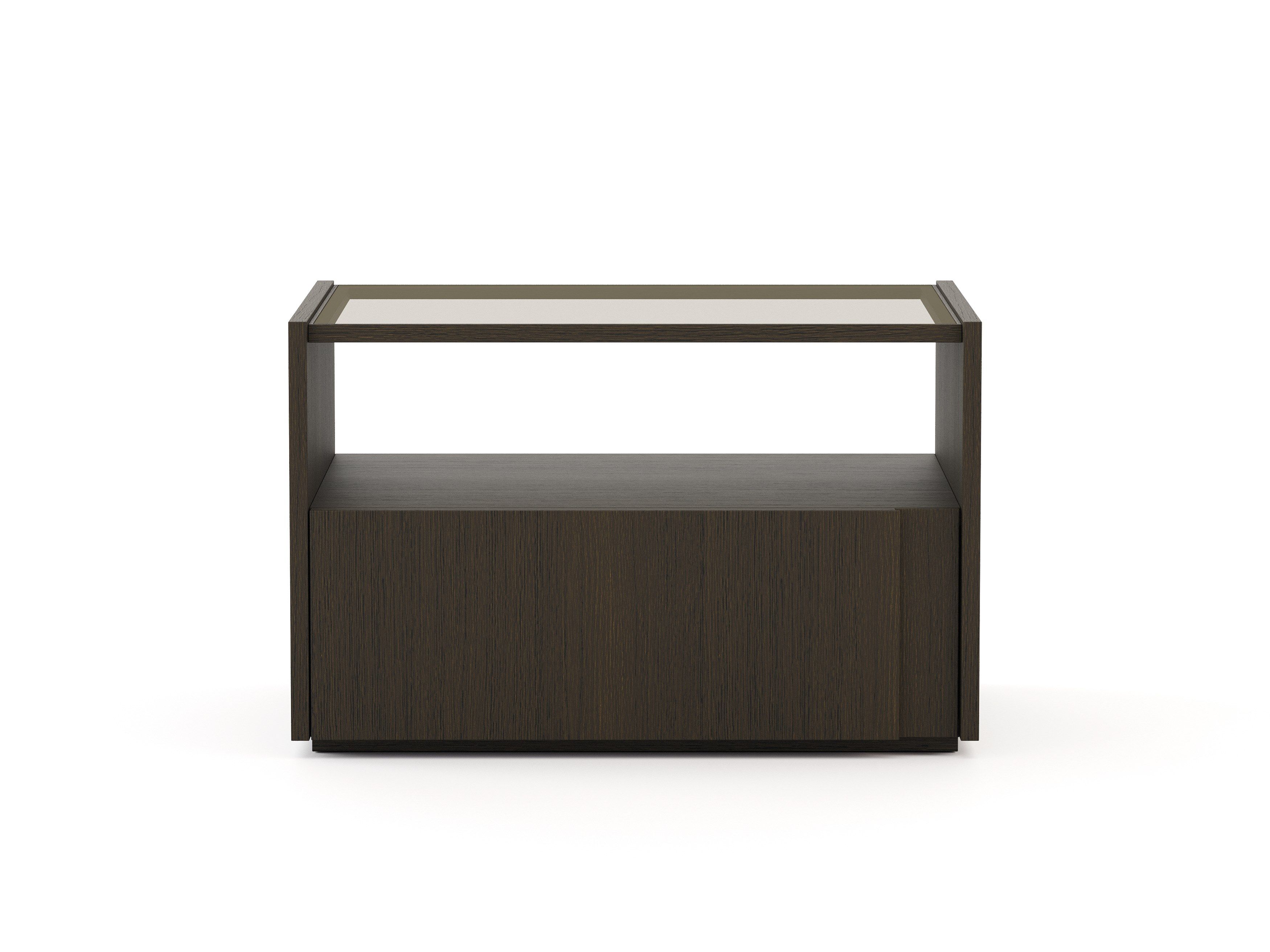 Прямоугольная прикроватная тумбочка из орехового дерева с ящиками Stylish Club Sevilha ARCH-00016888 - Вид №6